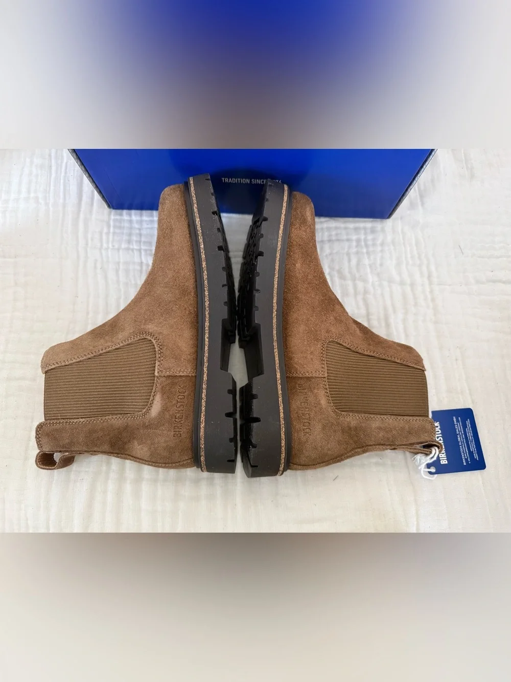NWT Birkenstock Highwood Slip On Mid Suede Leather Size 38 Medium/Narrow